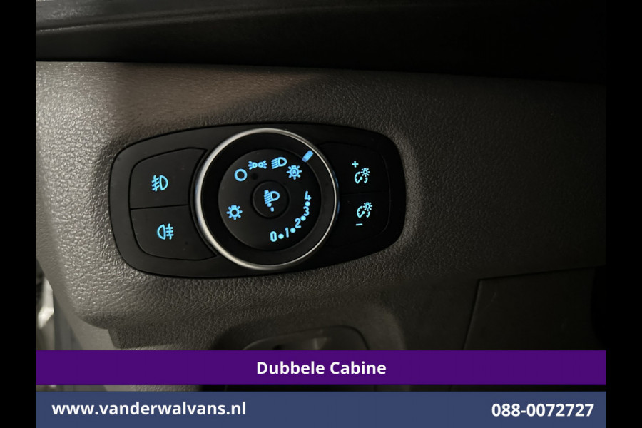 Ford Transit Custom 2.0 TDCI 130pk Automaat L2H1 Dubbele Cabine Euro6 Airco | 6-Zits | LED | Apple Carplay Android Auto, Cruisecontrol, Trekhaak, Parkeersensoren, Verwarmde voorruit
