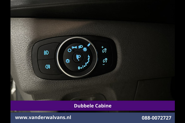 Ford Transit Custom 2.0 TDCI 130pk Automaat L2H1 Dubbele Cabine Euro6 Airco | 6-Zits | LED | Apple Carplay Android Auto, Cruisecontrol, Trekhaak, Parkeersensoren, Verwarmde voorruit