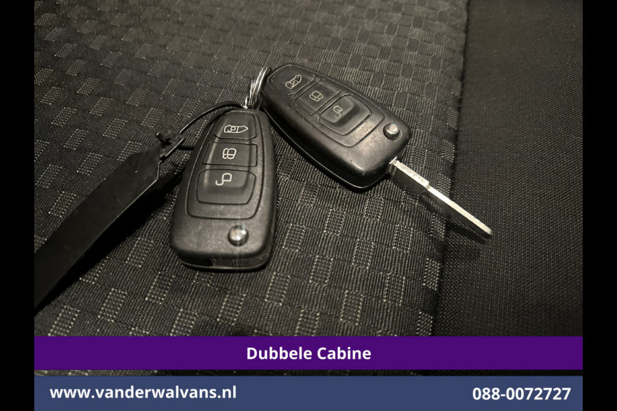 Ford Transit Custom 2.0 TDCI 130pk Automaat L2H1 Dubbele Cabine Euro6 Airco | 6-Zits | LED | Apple Carplay Android Auto, Cruisecontrol, Trekhaak, Parkeersensoren, Verwarmde voorruit