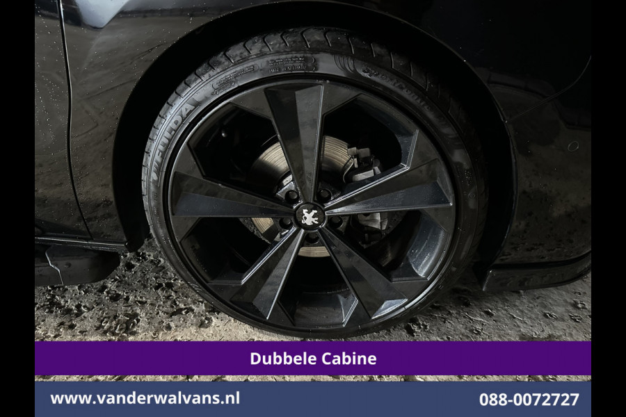 Peugeot Expert 2.0 BlueHDI 177pk Automaat L3H1 Dubbele cabine SPORT Euro6 Airco | 6-Zits | Leder | 2x Zijdeur Head up display, Navigatie, Camera, Apple Carplay, Android Auto, Xenon, LM velgen, Sidebars, Cruisecontrol, Trekhaak, Stoelverwarming, Parkeersensoren