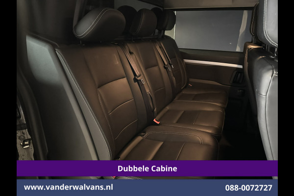 Peugeot Expert 2.0 BlueHDI 177pk Automaat L3H1 Dubbele cabine SPORT Euro6 Airco | 6-Zits | Leder | 2x Zijdeur Head up display, Navigatie, Camera, Apple Carplay, Android Auto, Xenon, LM velgen, Sidebars, Cruisecontrol, Trekhaak, Stoelverwarming, Parkeersensoren