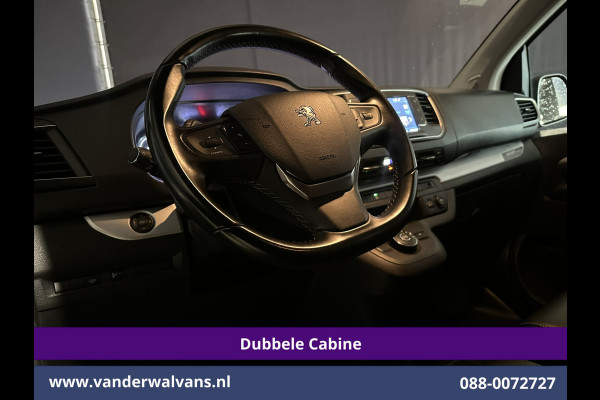 Peugeot Expert 2.0 BlueHDI 177pk Automaat L3H1 Dubbele cabine SPORT Euro6 Airco | 6-Zits | Leder | 2x Zijdeur Head up display, Navigatie, Camera, Apple Carplay, Android Auto, Xenon, LM velgen, Sidebars, Cruisecontrol, Trekhaak, Stoelverwarming, Parkeersensoren