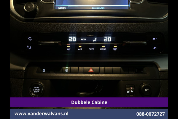 Peugeot Expert 2.0 BlueHDI 177pk Automaat L3H1 Dubbele cabine SPORT Euro6 Airco | 6-Zits | Leder | 2x Zijdeur Head up display, Navigatie, Camera, Apple Carplay, Android Auto, Xenon, LM velgen, Sidebars, Cruisecontrol, Trekhaak, Stoelverwarming, Parkeersensoren