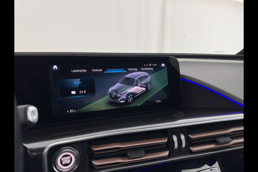 Mercedes-Benz EQC 400 4MATIC 80 kWh AMG (INCL-BTW) Aut. *PANO | BURMESTER-SURROUND | DISTRONIC | LEATHER-MICROFIBRE | FULL-LED | TOP-VIEW | WIDE-SCREEN-COCKPIT | KEYLESS | AIR-SUSPENSION | SPORT-SEATS | PRIVACY-GLASS | AMBIENT-LIGH