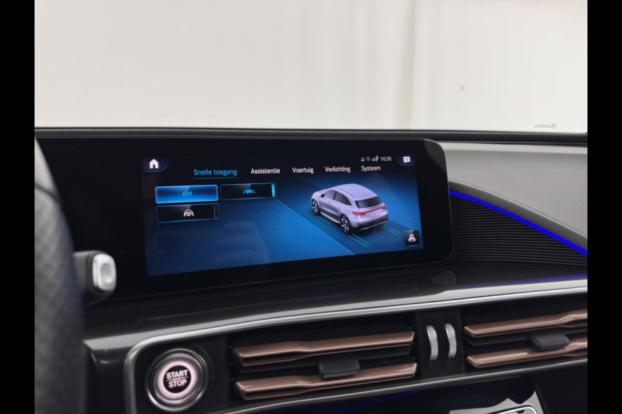 Mercedes-Benz EQC 400 4MATIC 80 kWh AMG (INCL-BTW) Aut. *PANO | BURMESTER-SURROUND | DISTRONIC | LEATHER-MICROFIBRE | FULL-LED | TOP-VIEW | WIDE-SCREEN-COCKPIT | KEYLESS | AIR-SUSPENSION | SPORT-SEATS | PRIVACY-GLASS | AMBIENT-LIGH