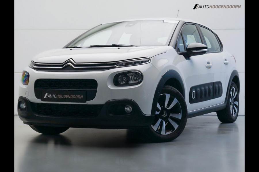 Citroën C3 1.2 PureTech S&S Black & White Edition (APPLE CARPLAY,LED,KEYLESS,DODEHOEK,CAMERA,AIRBUMP,CRUISE,CLIMATE,LM-VELGEN)