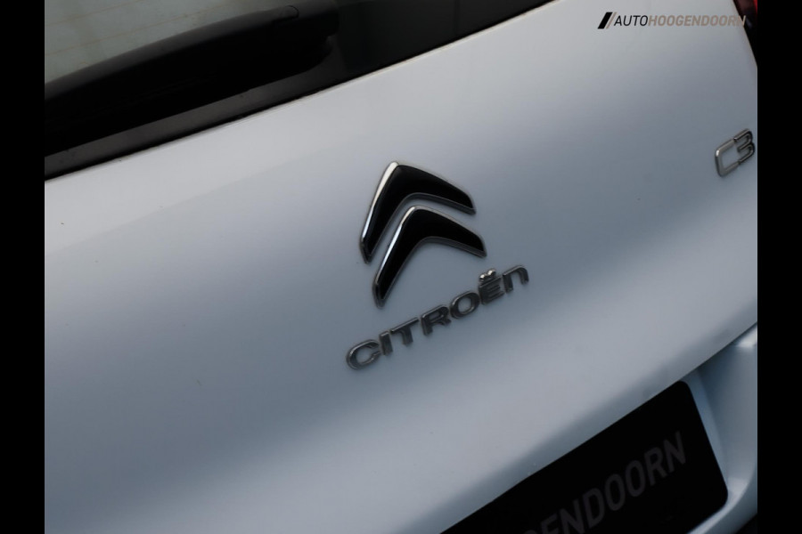 Citroën C3 1.2 PureTech S&S Black & White Edition (APPLE CARPLAY,LED,KEYLESS,DODEHOEK,CAMERA,AIRBUMP,CRUISE,CLIMATE,LM-VELGEN)