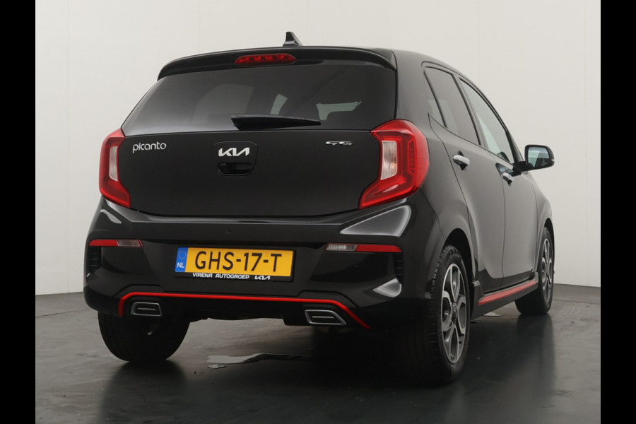 Kia Picanto 1.0 DPi GT-Line Airco - Apple Carlpay/Android Auto - Cruise Control - Climate Control - Navigatie - Achteruitrijcamera - Fabrieksgarantie tot 08-2031