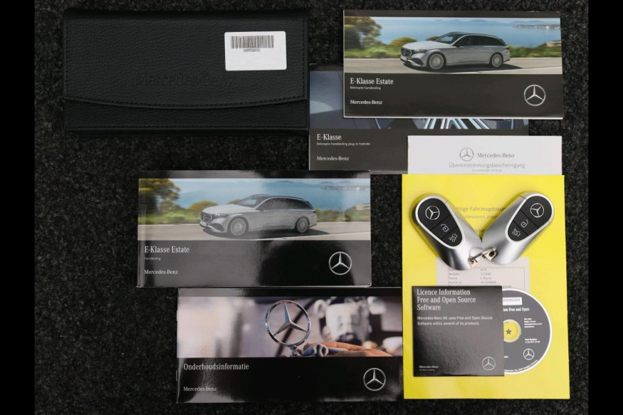 Mercedes-Benz E-Klasse Estate 300 e AMG Plug-In Hybride AMG Line | Panorama Schuif-Kanteldak | Trekhaak | Memory Voor Stoelen | Burmester® | Alarm | Lederen Bekleding. Inclusief 24 maanden MB Certified garantie voor Europa.