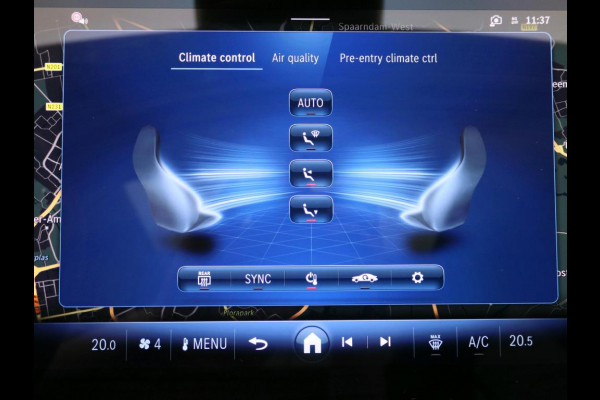 Mercedes-Benz E-Klasse Estate 300 e AMG Plug-In Hybride AMG Line | Panorama Schuif-Kanteldak | Trekhaak | Memory Voor Stoelen | Burmester® | Alarm | Lederen Bekleding. Inclusief 24 maanden MB Certified garantie voor Europa.