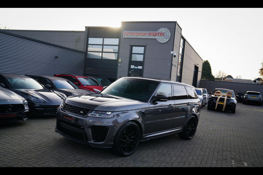 Land Rover Range Rover Sport 5.0 V8 SC SVR | Carbon Package | Kuipstoelen | 360 cam | HuD | Treeplanken | Stoelkoeling | Applecarp