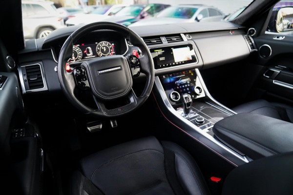 Land Rover Range Rover Sport 5.0 V8 SC SVR | Carbon Package | Kuipstoelen | 360 cam | HuD | Treeplanken | Stoelkoeling | Applecarp
