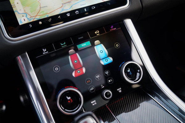 Land Rover Range Rover Sport 5.0 V8 SC SVR | Carbon Package | Kuipstoelen | 360 cam | HuD | Treeplanken | Stoelkoeling | Applecarp