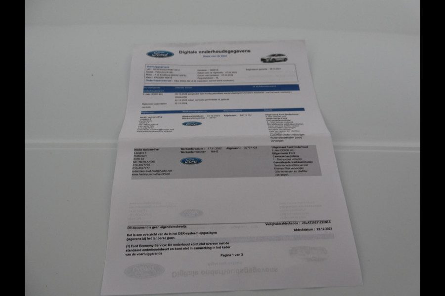 Ford FOCUS Wagon 1.0 E.B. AUTOMAAT TITANIUM X + ELEK. TREKHAAK | CAMERA | APPLE CARPLAY