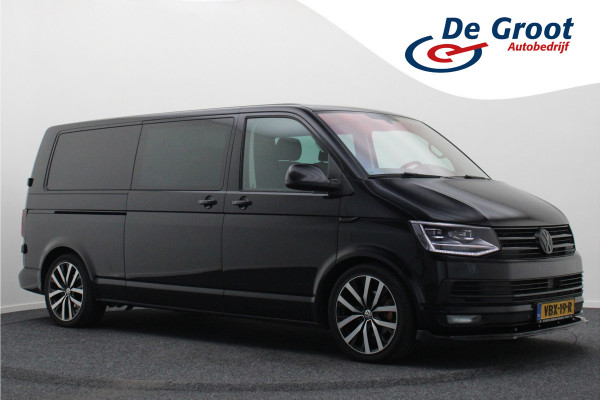Volkswagen Transporter 2.0 TDI DSG L2H1 DC Highline 2x Schuifdeur, ACC, Apple Carplay, Bluetooth, LED, PDC, Trekhaak, 19''