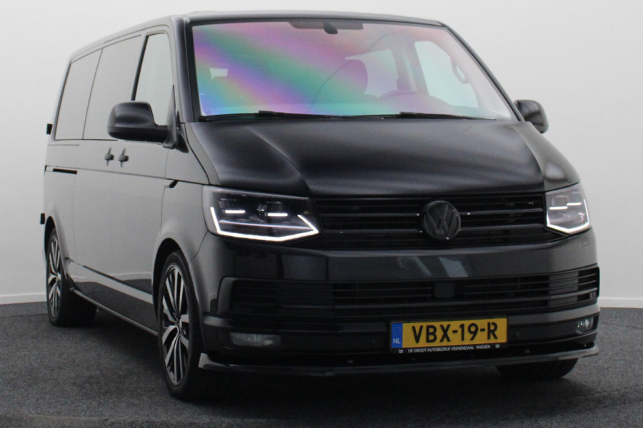 Volkswagen Transporter 2.0 TDI DSG L2H1 DC Highline 2x Schuifdeur, ACC, Apple Carplay, Bluetooth, LED, PDC, Trekhaak, 19''