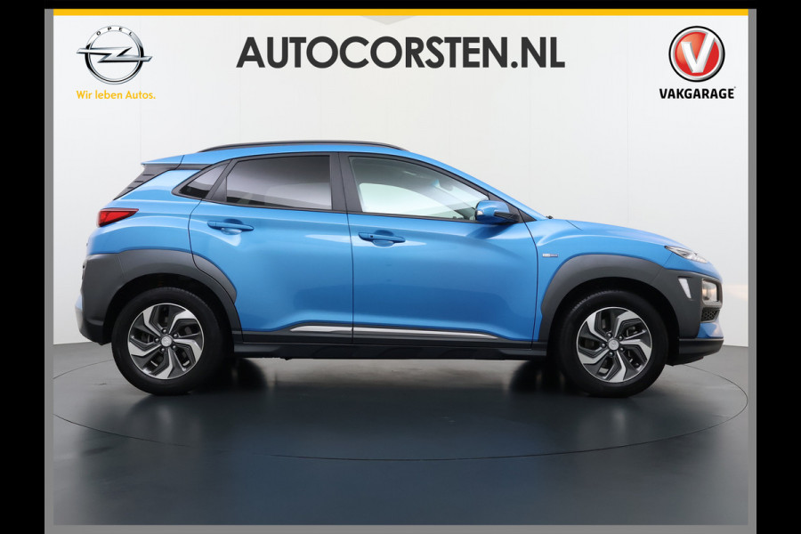 Hyundai Kona 1.6 HEV AUT-6 141pk Adaptive-Cr Trekhaak HUD Camera Android Apple Carplay Navi Bordherkenning PDC Fashion Keyless Head-Up-Display Auto-Pilot (Lane-Assist+ACC) ESP Mild Hybride Priv.Glass Botsing waarsch syst Dodehoek-assistent
