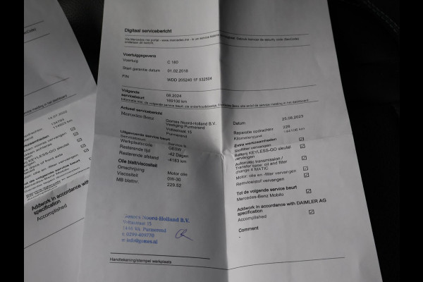 Mercedes-Benz C-Klasse Estate 180 156 PK AUT. AMG SPORT + CAMERA | LEDER | LED | 18 INCH