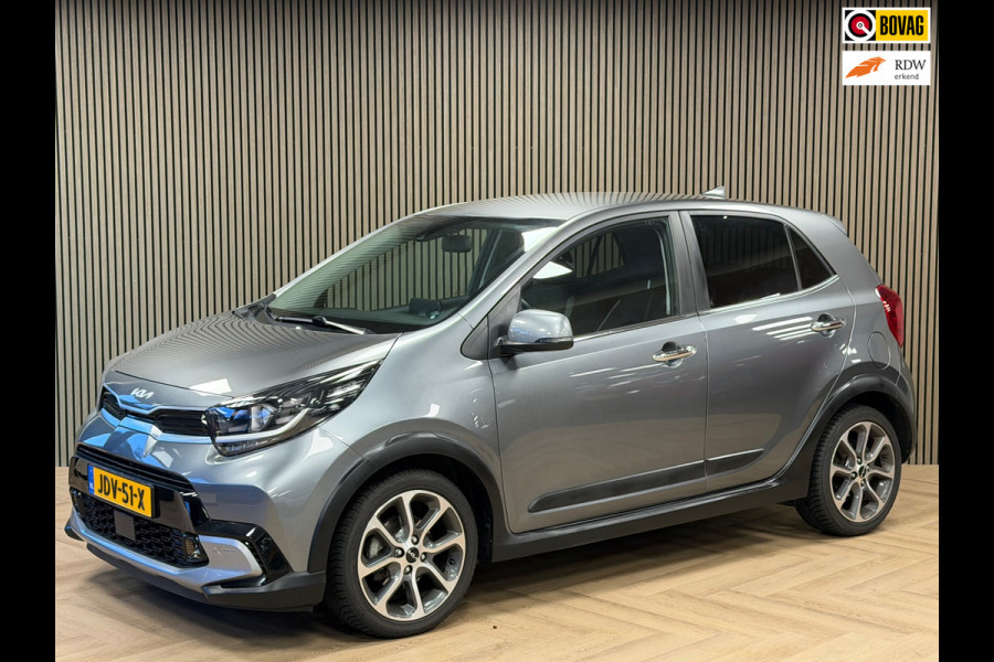 Kia Picanto 1.0 T-GDi X-Line 5p NAVIGATIE CAMERA LEDER APPLE CARPLAY PDC CRUISE KEYLESS-GO STOEL/ STUURVERWARMING START/STOP