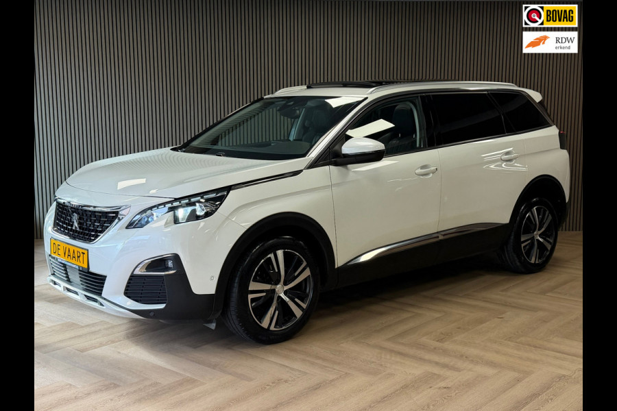 Peugeot 5008 1.2 PureTech Allure 7PERS. AUT. PANO CAMERA NAVI LEDER CRUISE APPLE CARPLAY STOELMASSAGE