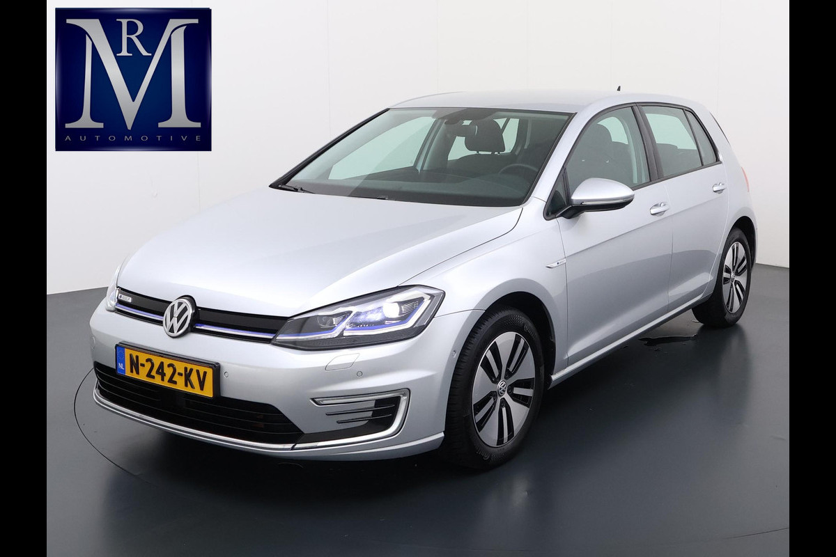 Volkswagen e-Golf e-Golf WARMTEPOMP| DODE HOEK| APPLE CARPLAY/ ANDROID AUTO| DIG. DASH | CAMERA| STOELVERW. |