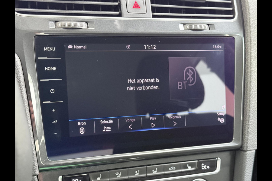 Volkswagen e-Golf e-Golf WARMTEPOMP| DODE HOEK| APPLE CARPLAY/ ANDROID AUTO| DIG. DASH | CAMERA| STOELVERW. |