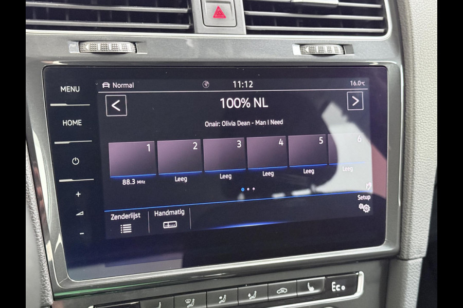 Volkswagen e-Golf e-Golf WARMTEPOMP| DODE HOEK| APPLE CARPLAY/ ANDROID AUTO| DIG. DASH | CAMERA| STOELVERW. |