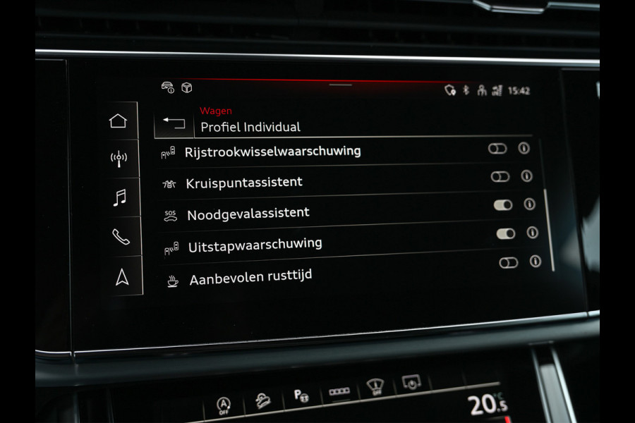 Audi SQ8 4.0 TFSI SQ8 QUATTRO 507 PK | 360 CAMERA | S-SEATS | STANDKACHEL | B&O SOUND | ADAPTIVE CRUISE CONTROL | SOFT-CLOSE | HEAD-UP |