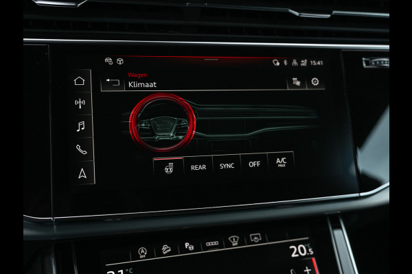 Audi SQ8 4.0 TFSI SQ8 QUATTRO 507 PK | 360 CAMERA | S-SEATS | STANDKACHEL | B&O SOUND | ADAPTIVE CRUISE CONTROL | SOFT-CLOSE | HEAD-UP |