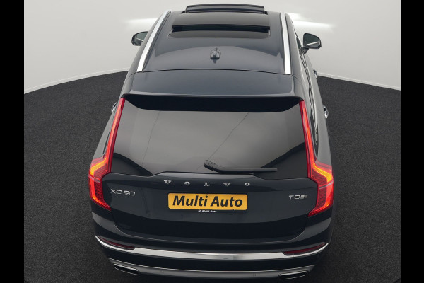 Volvo XC90 T8 Twin Engine AWD Inscription 7 Persoons Plug In Hybrid Dealer O.H PHEV | Panodak | Adaptive Cruise | Luxe Lederen Comfortzetels Massage & Ventilatie | Head Up | 360 Camera | Harman Kardon | Blis | Apple Carplay | Navigatie |