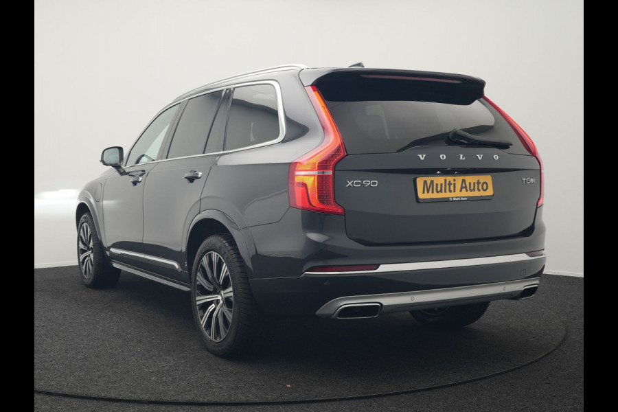 Volvo XC90 T8 Twin Engine AWD Inscription 7 Persoons Plug In Hybrid Dealer O.H PHEV | Panodak | Adaptive Cruise | Luxe Lederen Comfortzetels Massage & Ventilatie | Head Up | 360 Camera | Harman Kardon | Blis | Apple Carplay | Navigatie |