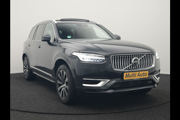 Volvo XC90 T8 Twin Engine AWD Inscription 7 Persoons Plug In Hybrid Dealer O.H PHEV | Panodak | Adaptive Cruise | Luxe Lederen Comfortzetels Massage & Ventilatie | Head Up | 360 Camera | Harman Kardon | Blis | Apple Carplay | Navigatie |