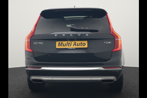 Volvo XC90 T8 Twin Engine AWD Inscription 7 Persoons Plug In Hybrid Dealer O.H PHEV | Panodak | Adaptive Cruise | Luxe Lederen Comfortzetels Massage & Ventilatie | Head Up | 360 Camera | Harman Kardon | Blis | Apple Carplay | Navigatie |