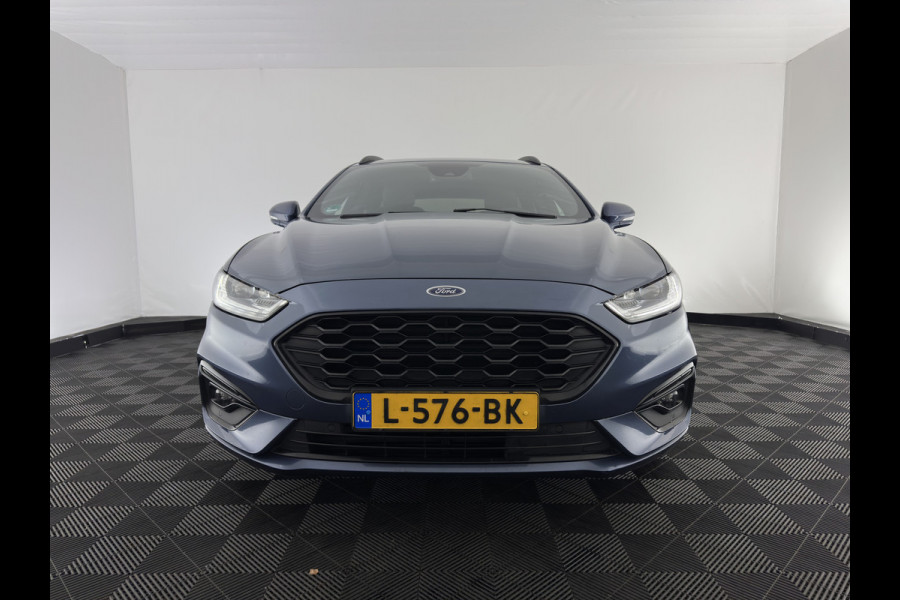 Ford Mondeo Wagon 2.0 IVCT HEV ST-Line (INCL.BTW) *LEATHER-MICROFIBRE | ADAPTIVE-CRUISE | FULL-LED | MEMORY-PACK | BLIND-SPOT | HEATED-COMFORTSEATS | CAMERA | KEYLESS | DAB+ | NAVI-FULLMAP | 18''ALU | TOWBAR*