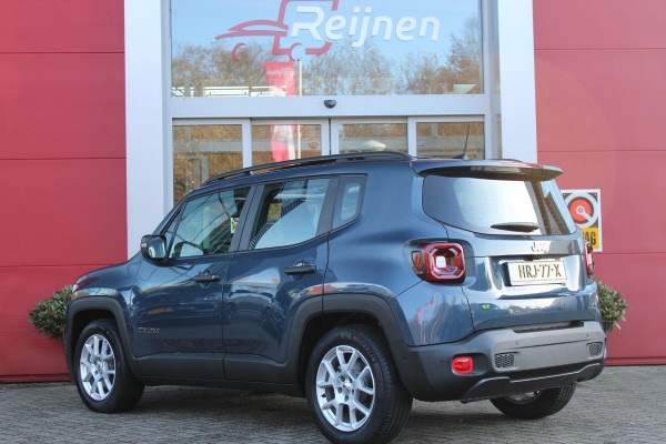 Jeep Renegade 1.5T 130PK e-Hybrid ALTITUDE | DRAADLOZE APPLE CARPLAY/ANDROID AUTO | PANORAMISCH SCHUIF/KANTEL DAK | FULL LED KOPLAMPEN | DODEHOEK DETECTIE | ADAPTIVE CRUISE CONTROL | LICHTMETALEN VELGEN 17" | ACHTERUITRIJ CAMERA | DAB+ RADIO | NAVIGATIE | PARKEERSENSOREN VOOR + ACHTER | AUTOMATISCH INPARKEREN | KEYLESS ENTRY/START |