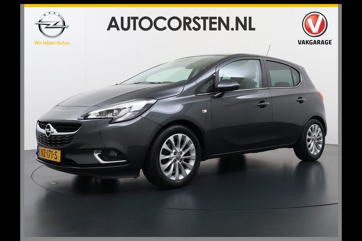 Opel Corsa Turbo 90pk 5d Innovation Bi-Xenon Camera PDC Trekhaak ECC 1/2 Leer Volledig Dealer onderhouden! laatste beurt bij 111.000km Priv.Glass