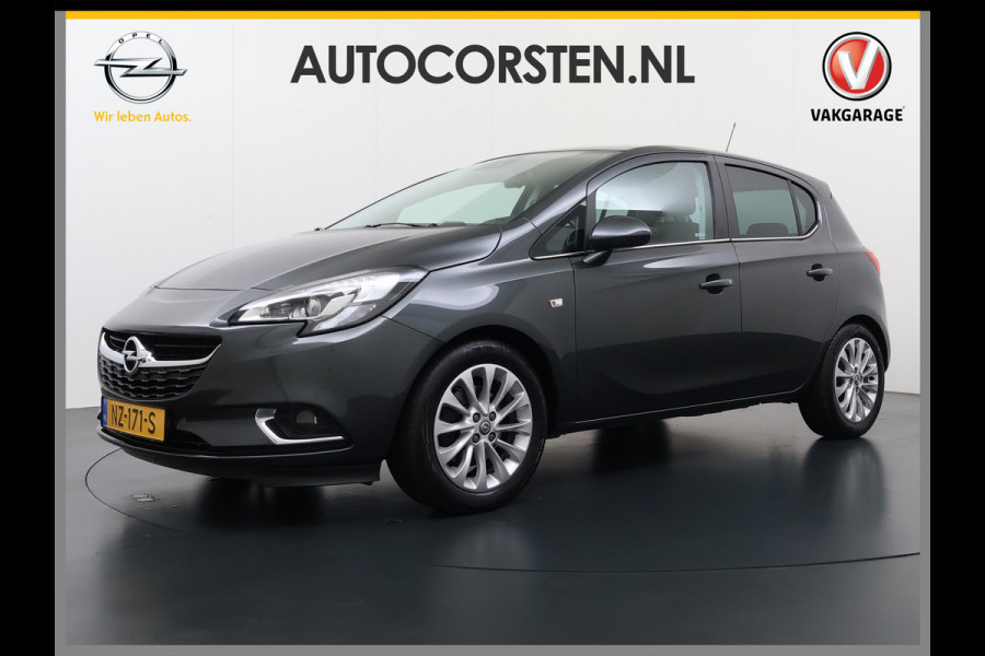 Opel Corsa Turbo 90pk 5d Innovation Bi-Xenon Camera PDC Trekhaak ECC 1/2 Leer Volledig Dealer onderhouden! laatste beurt bij 111.000km Priv.Glass