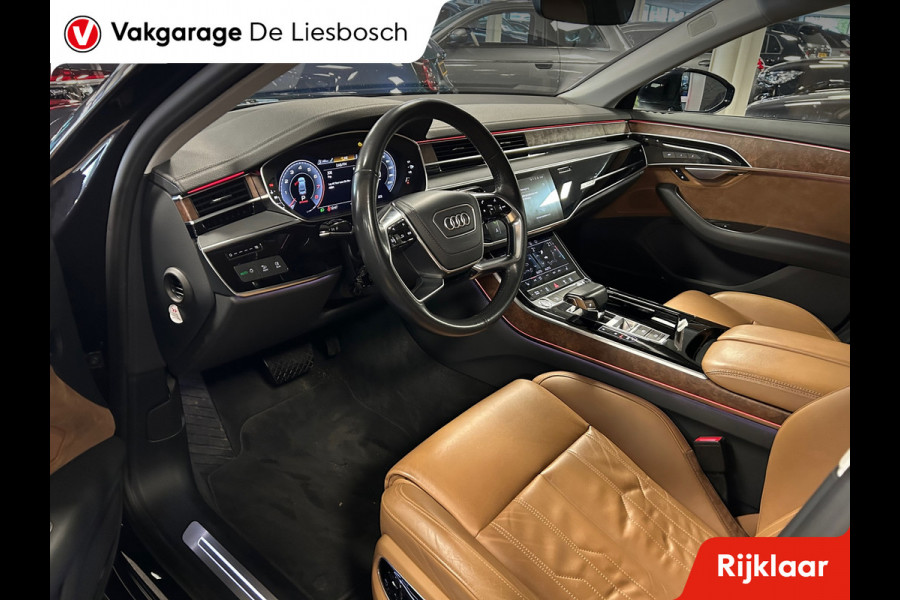 Audi A8 55 TFSI quattro / Leder / Navigatie / 20inch / B&O / stoel verwarming voor + achter.