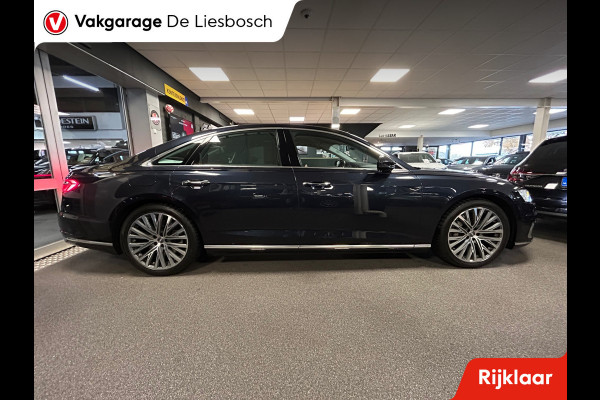 Audi A8 55 TFSI quattro / Leder / Navigatie / 20inch / B&O / stoel verwarming voor + achter.