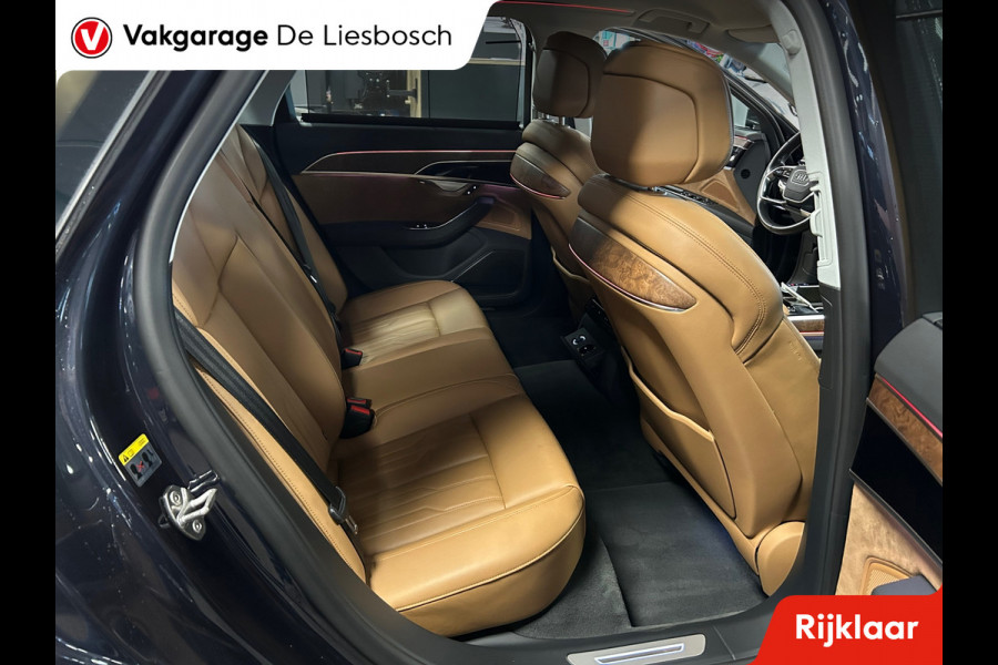 Audi A8 55 TFSI quattro / Leder / Navigatie / 20inch / B&O / stoel verwarming voor + achter.