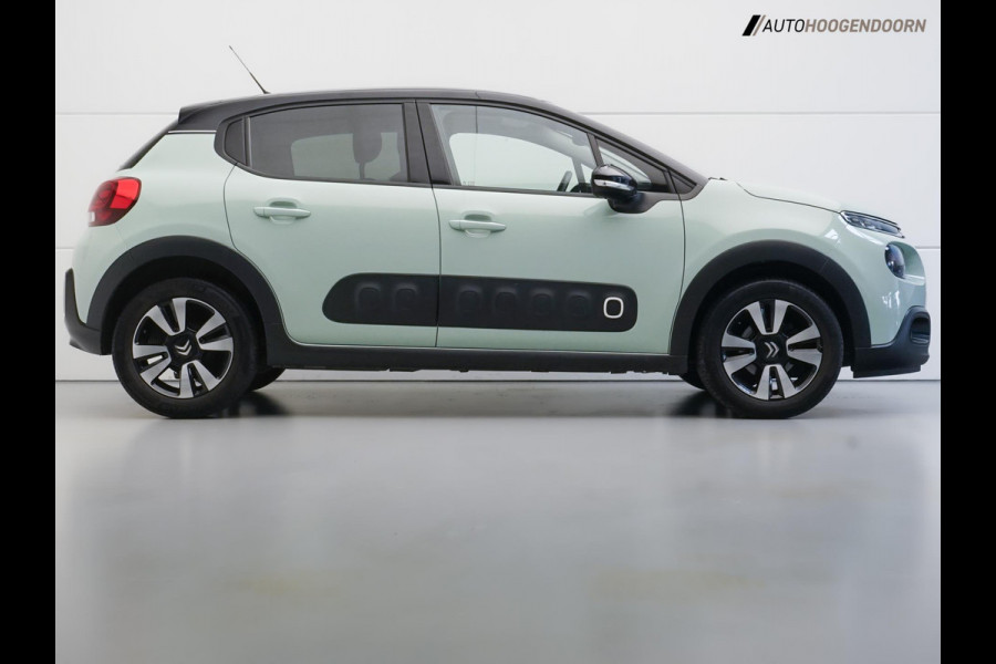 Citroën C3 1.2 PureTech Shine (APPLE CARPLAY,LED,PANORAMA,STOELVERWARMING,CLIMATE,CRUISE,PARKEERSENSOREN,LM-VELGEN,TOPCONDITIE)