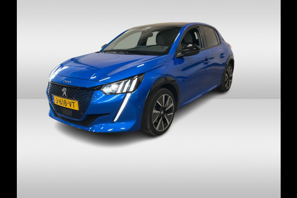 Peugeot e-208 EV GT 350 50 kWh Panoramadak / Camera / Virtual Cockpit / Half leder / Navigatie / Keyless / Cruise Control / Dodehoek detectie