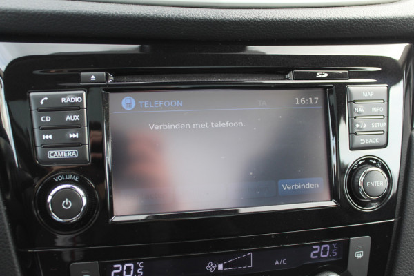 Nissan QASHQAI 1.2 N-Connecta / Trekhaak / Panoramadak / 360Camera / 18'' / Keyless / Navigatie / Getint glas / DAB / Cruise Control