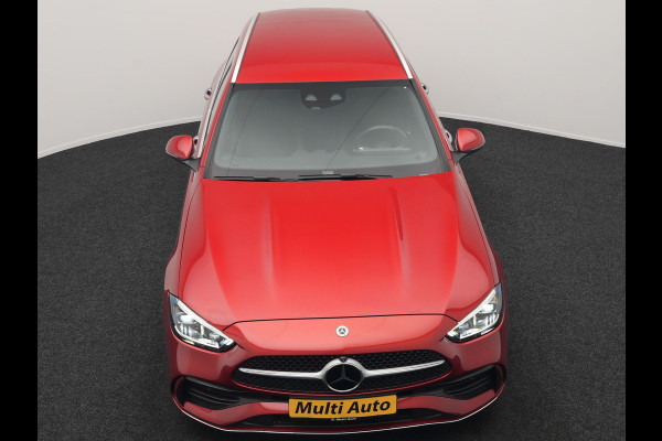 Mercedes-Benz C-Klasse Estate 300 e AMG Line Plug In Hybrid 313pk Dealer O.H PHEV | Trekhaak af Fabriek | Adaptive Cruise | 360 Camera | Digital LED | Burmester Soundsystem | Alcantara Sportstoelen Verwarmd | Sfeerverlichting | Keyless |