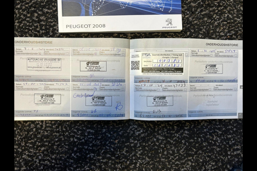 Peugeot 2008 1.2 PureTech GT-line | CARPLAY | PANO | TREKHAAK | NAVI | BLUETOOTH | AUX/USB | CC | PDC | APK T/M 20-10-2026 | TOP