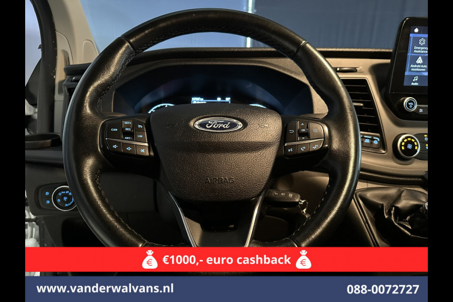 Ford Transit Custom 2.0 TDCI L2H1 Euro6 Airco | Apple Carplay | Camera | Cruisecontrol | LED Parkeersensoren, Android Auto, Bijrijdersbank, Verwarmde voorruit, 2800kg trekvermogen