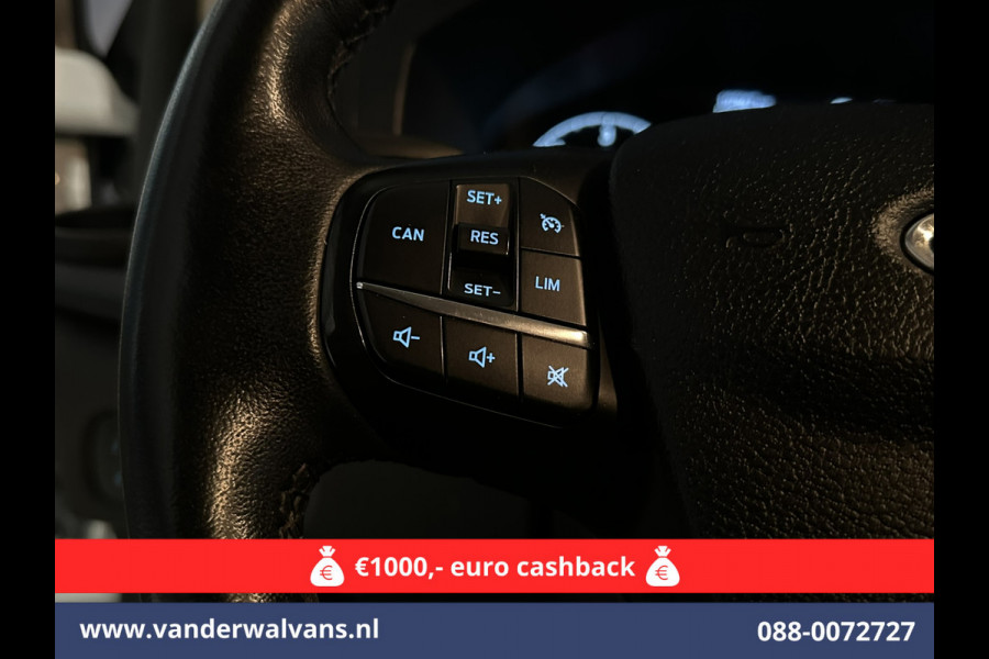 Ford Transit Custom 2.0 TDCI L2H1 Euro6 Airco | Apple Carplay | Camera | Cruisecontrol | LED Parkeersensoren, Android Auto, Bijrijdersbank, Verwarmde voorruit, 2800kg trekvermogen