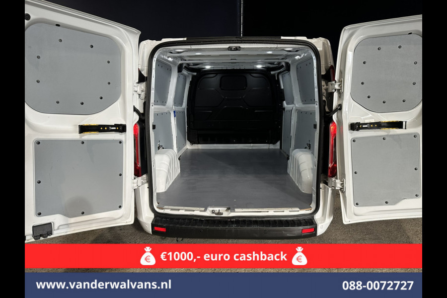 Ford Transit Custom 2.0 TDCI L2H1 Euro6 Airco | Apple Carplay | Camera | Cruisecontrol | LED Parkeersensoren, Android Auto, Bijrijdersbank, Verwarmde voorruit, 2800kg trekvermogen