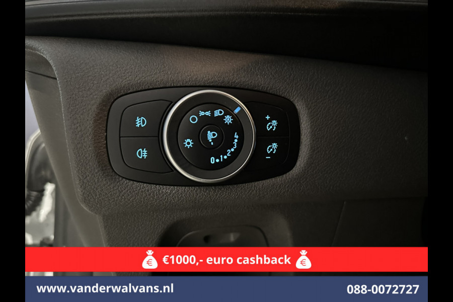 Ford Transit Custom 2.0 TDCI L2H1 Euro6 Airco | Apple Carplay | Camera | Cruisecontrol | LED Parkeersensoren, Android Auto, Bijrijdersbank, Verwarmde voorruit, 2800kg trekvermogen