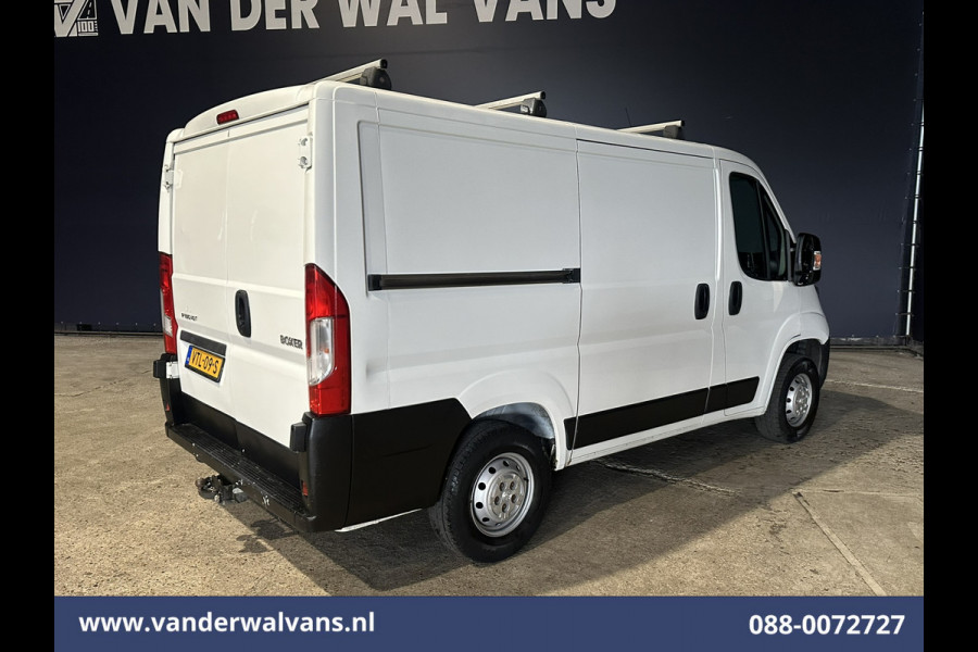 Peugeot Boxer 2.2 BlueHDi 120pk L1H1 Euro6 Airco | Dakdragers | 2500kg Trekhaak Bijrijdersbank